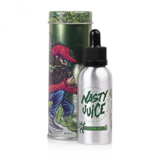 Nasty Juice GREEN APE 60ML Nasty Juice GREEN APE 60ML Elma Aromalı Premium Likit