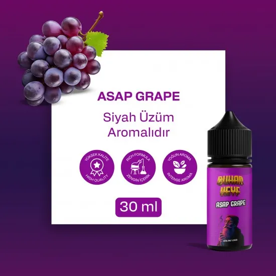 BHK - Asap Grape - 30ML Salt Likit BHK - Asap Grape - 30ML Salt Likit