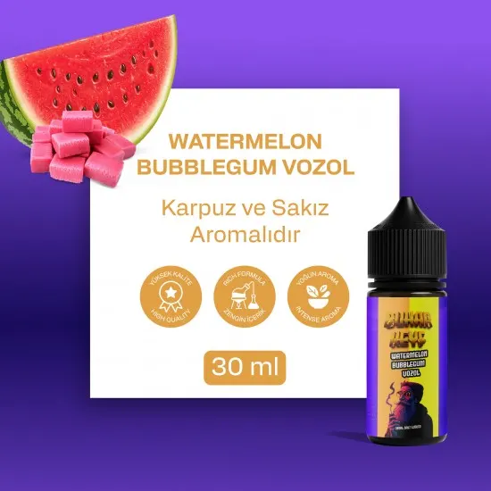 PRİVACY PLUS VOZOL - Watermelon Bubblegum - 30ML Salt Likit PRİVACY PLUS VOZOL - Watermelon Bubblegum - 30ML Salt Likit