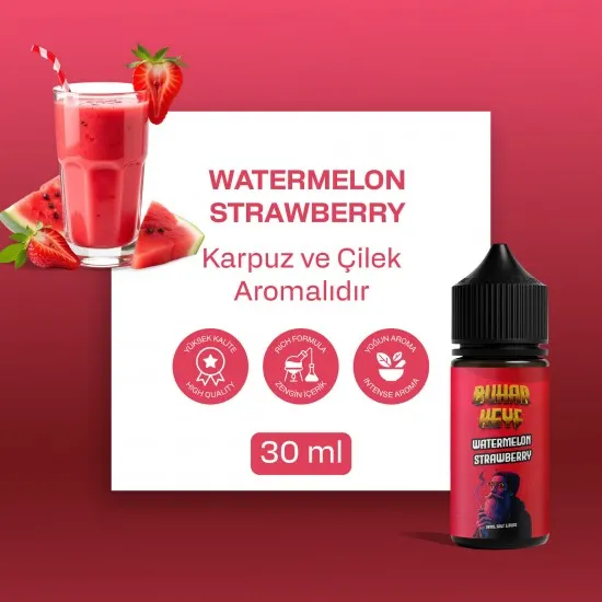 PRİVACY PLUS - Watermelon Strawberry - 30ML Salt Likit PRİVACY - Watermelon Strawberry - 30ML Salt Likit
