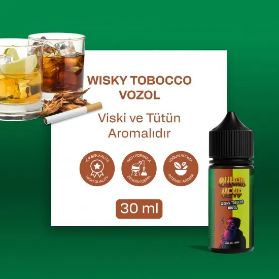 PRİVACY PLUS VOZOL - Wisky Tobocco - 30ML Salt Likit PRİVACY PLUS VOZOL - Wisky Tobocco - 30ML Salt Likit