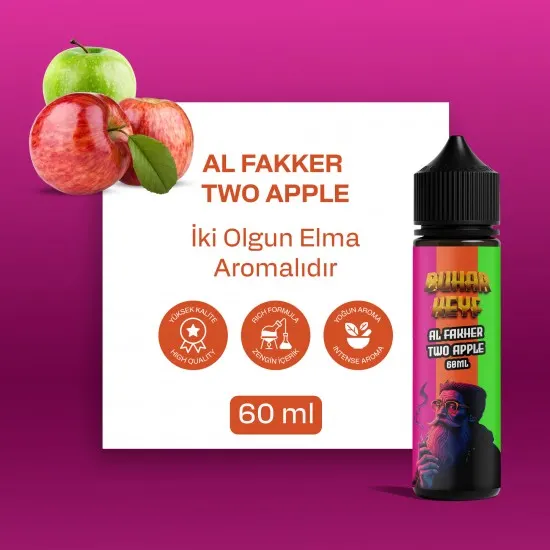 BHK - Al Fakher Two Apple 60ML BHK - Al Fakher Two Apple 60ML