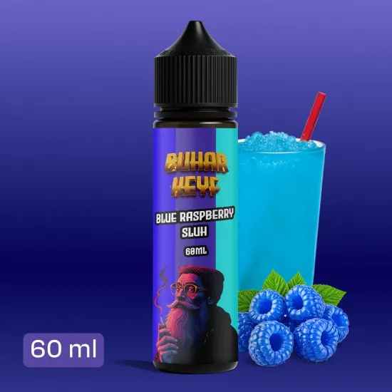 BHK- Blue Raspberry Slush 60ML BHK - Blue Raspberry Slush 60ML