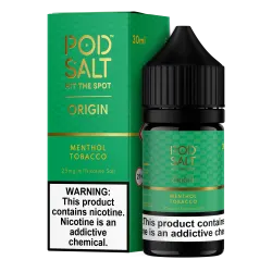Pod Salt - ORIGIN - MENTHOL TOBACCO Salt Likit 30ML