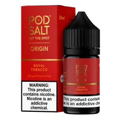 Pod Salt - ORIGIN - ROYAL TOBACCO Salt Likit 30ML