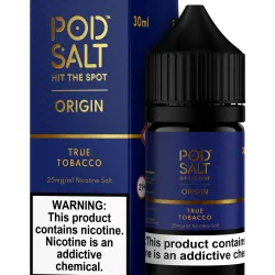 Pod Salt - ORIGIN - TRUE TOBACCO Salt Likit 30ML