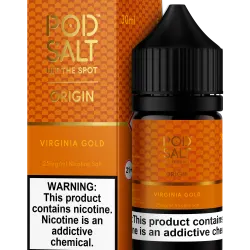 Pod Salt - ORIGIN - VIRGINIA GOLD Salt Likit 30ML